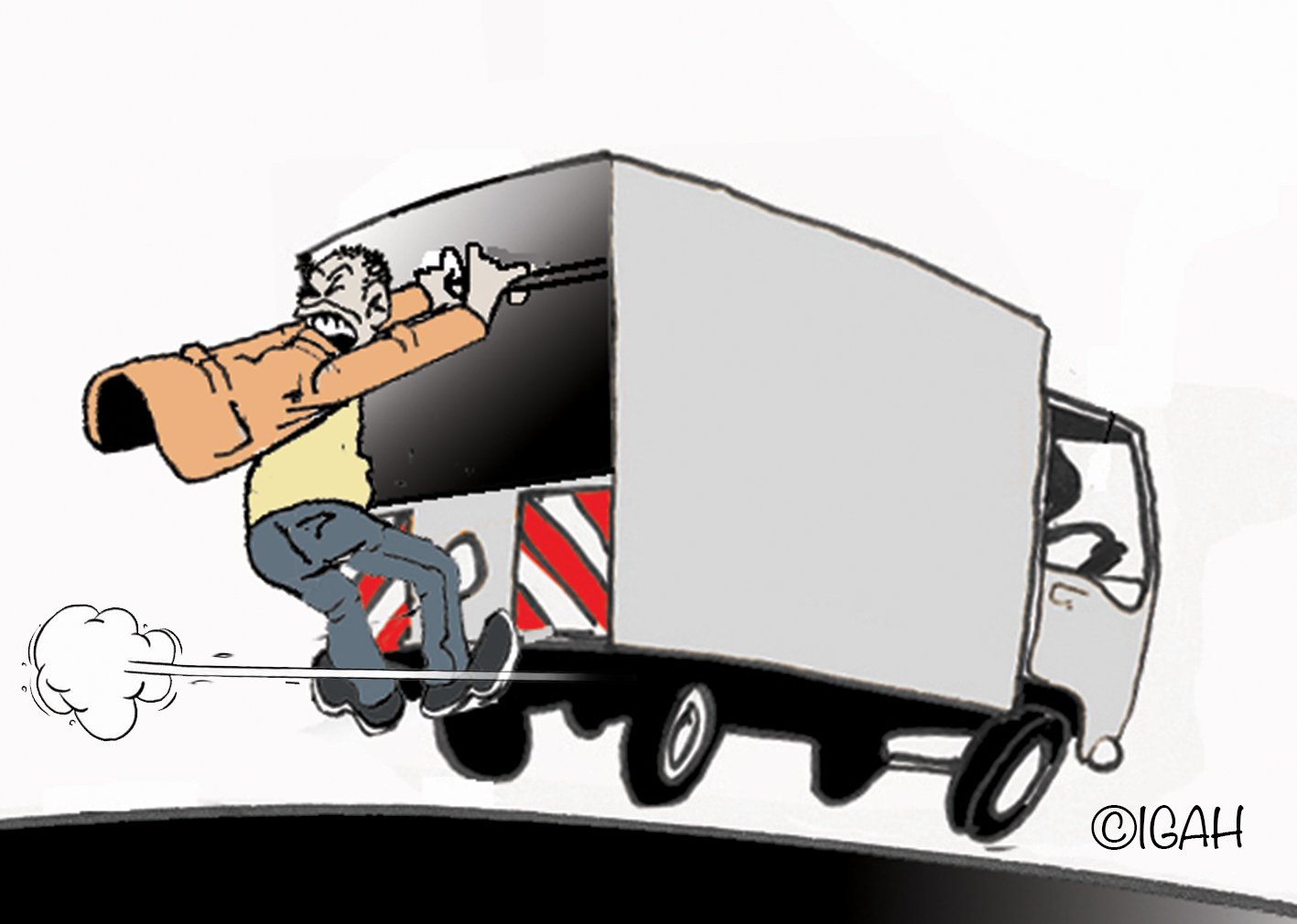 Lofa adandia lifti ya lori baada ya kutimuliwa na shuga mami!