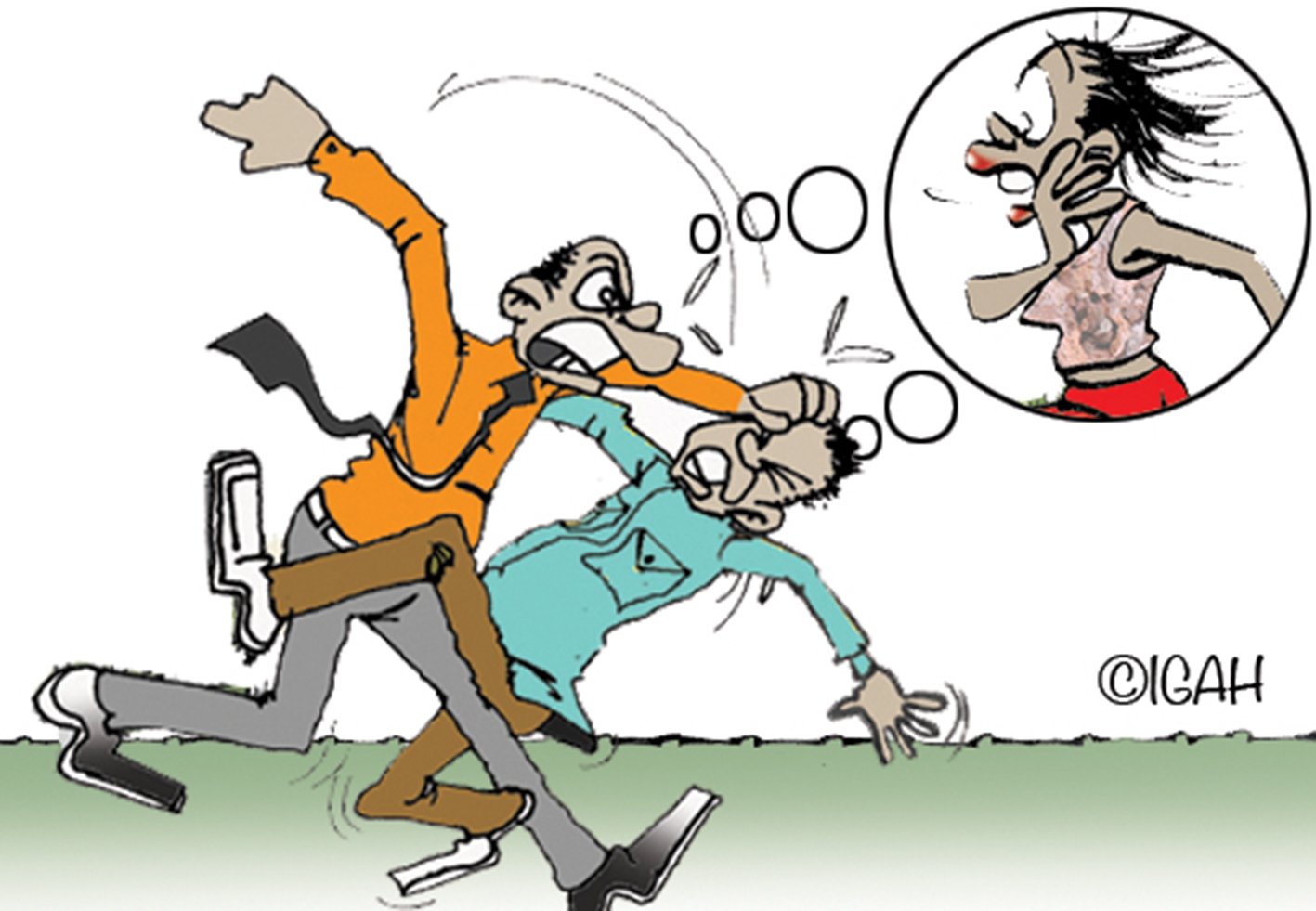 Makalameni wararuliana mashati kugundua walikuwa wakichovya kwenye buyu moja