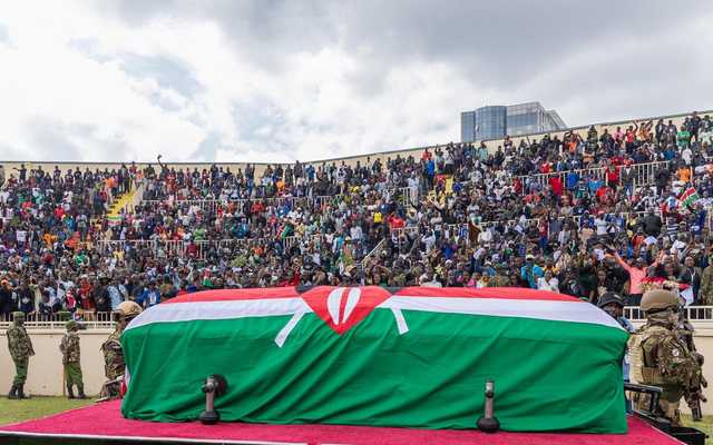 Mwili wa Raila watua uwanja wa Mambo Leo, Kisumu