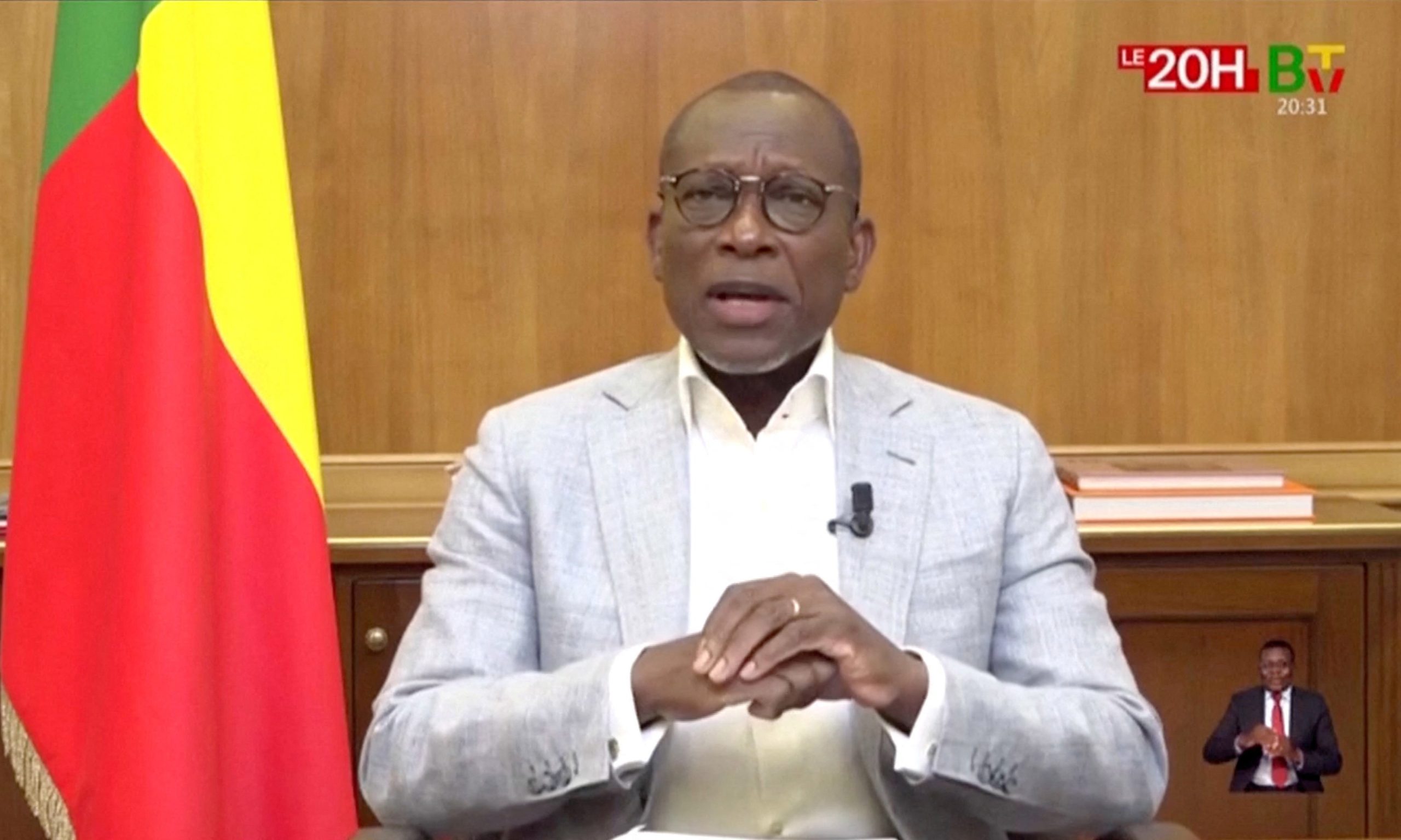 Rais wa Benin asema jaribio la mapinduzi limetibuliwa, aahidi kuadhibu wahusika