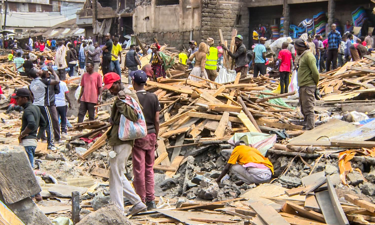 Kilio ubomoaji ukiendelea katika soko la Gikomba