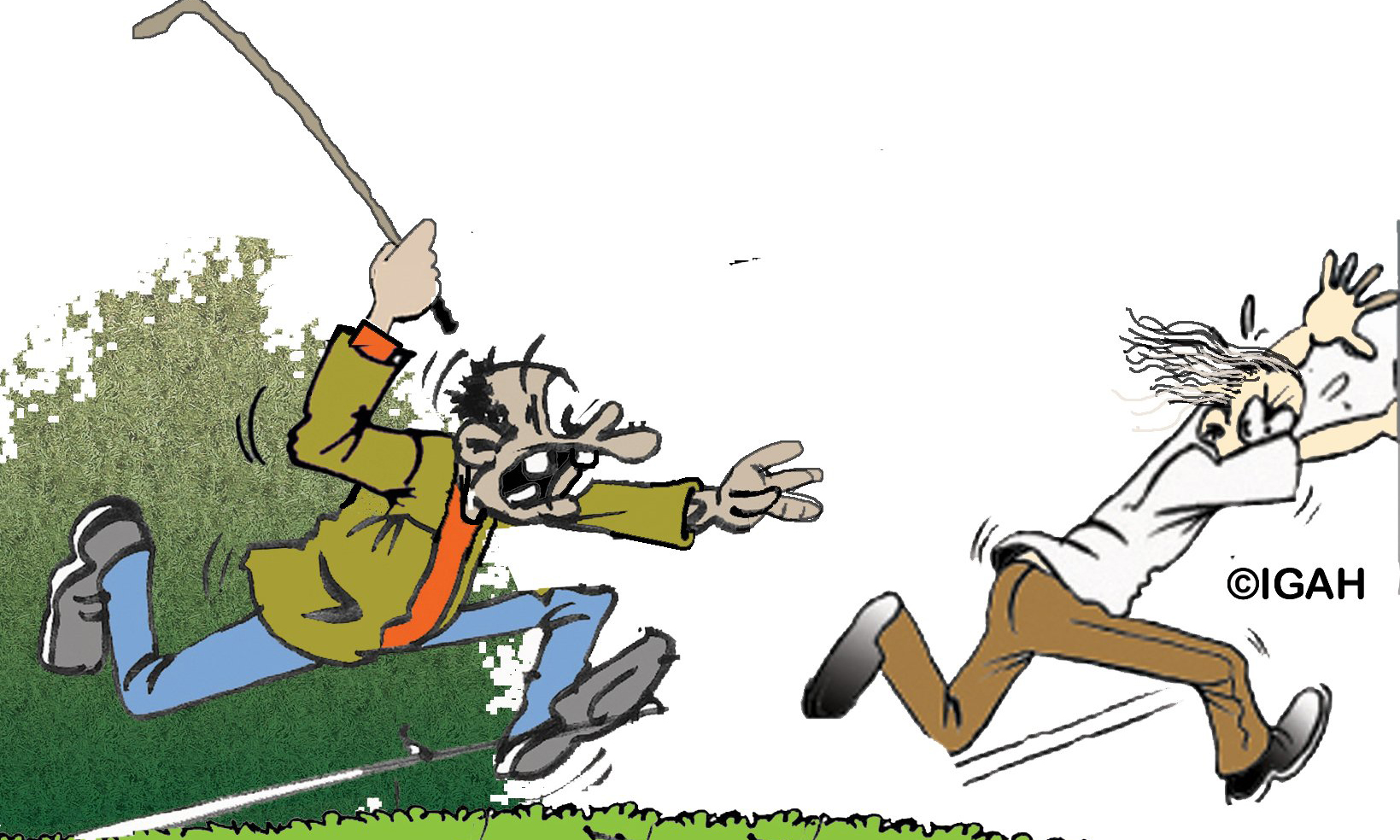 Kalameni atimua barobaro mzungu kwa kubusu mkewe