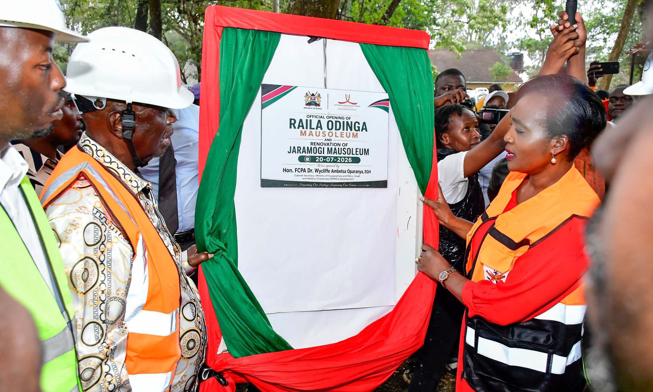Ujenzi wa makavazi ya Raila kuchukua miezi miwili